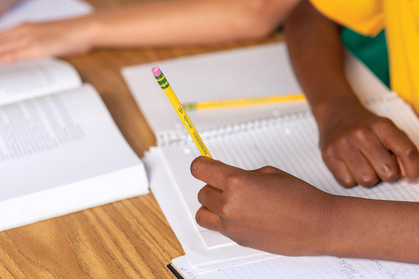 Tri-Write Wood-Cased Pencils, 2HB Soft, Yellow, 12 Count